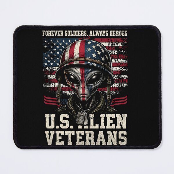 Item preview, RESIDENT ALIEN U.S. VETERANS designed and sold by ALL ART .