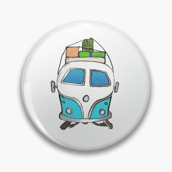 Item preview, Blue camper designed and sold by Glenbobagins.