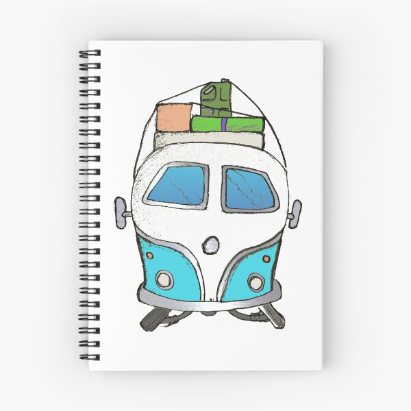 Item preview, Blue camper designed and sold by Glenbobagins.