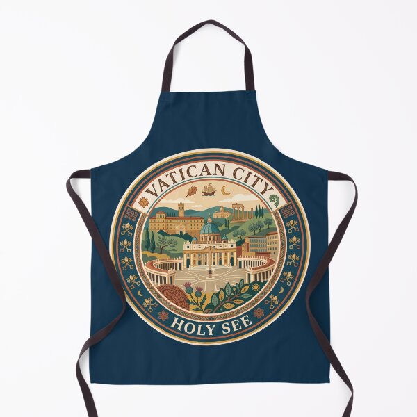 Item preview, Vatican City Illustration Travel Art Badge designed and sold by KrisSidDesigns.