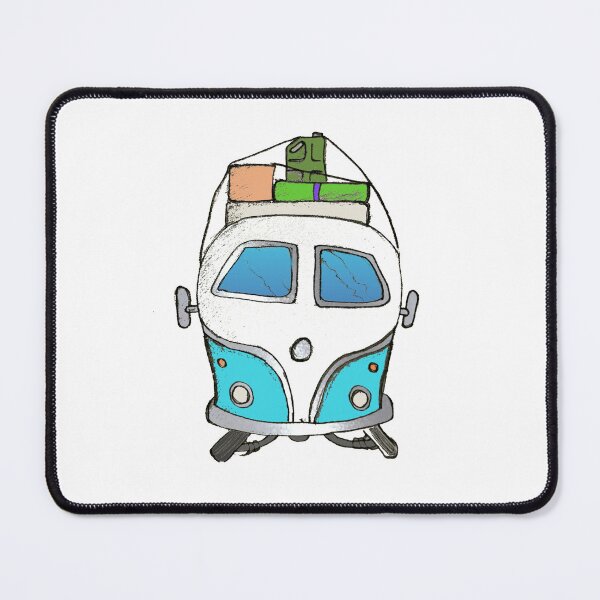 Item preview, Blue camper designed and sold by Glenbobagins.