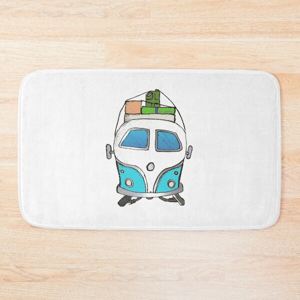 Item preview, Blue camper designed and sold by Glenbobagins.
