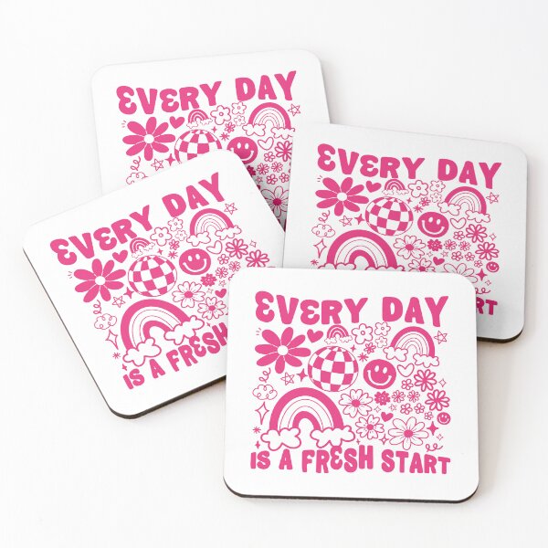 Item preview, Every Day is a Fresh Start Mental Health Therapist Motivational Quote designed and sold by gunaone-design.