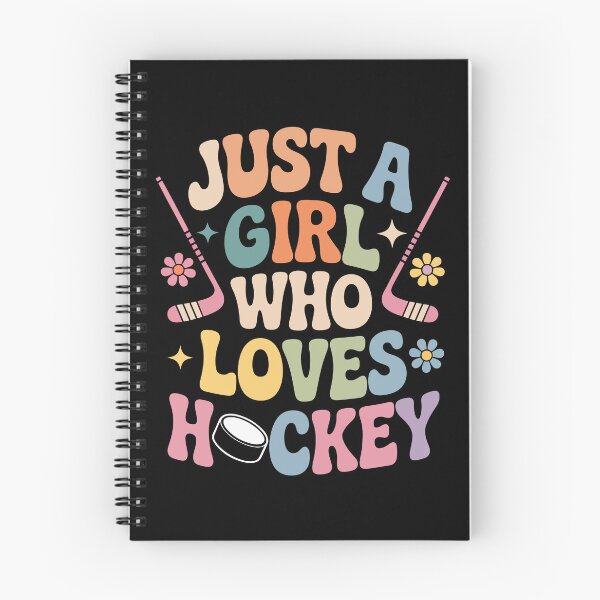 Item preview, Just a Girl Who Loves Hockey designed and sold by jkrphoto.