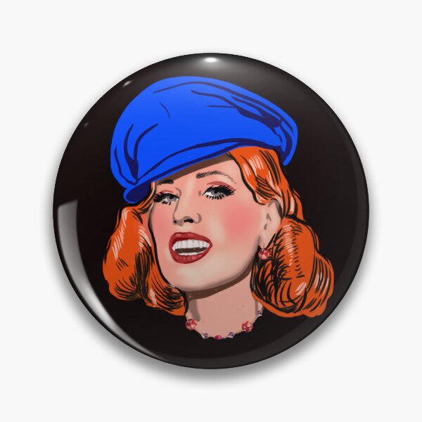 Item preview, 60s woman red hair designed and sold by KatyaNikolova.