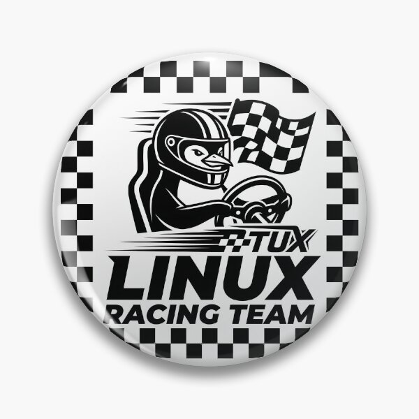 Item preview, Linux Racing Team - Sim Racing Humor designed and sold by GarageGraphics.