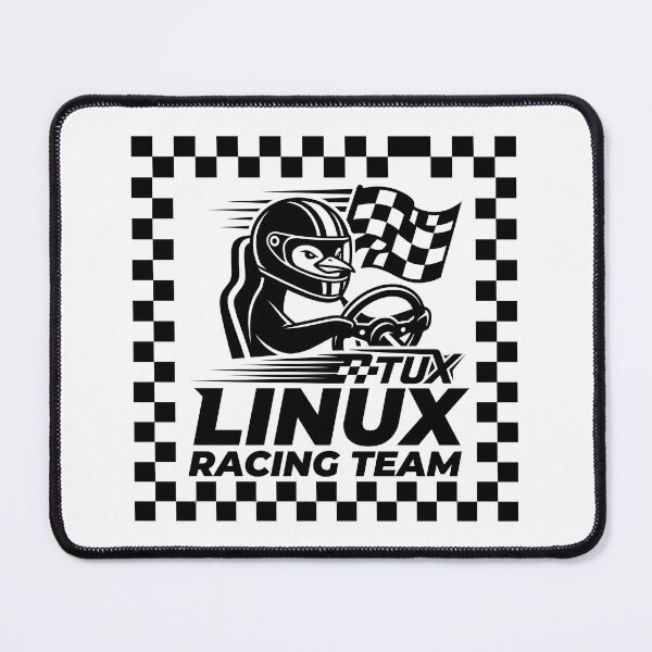 Item preview, Linux Racing Team - Sim Racing Humor designed and sold by GarageGraphics.