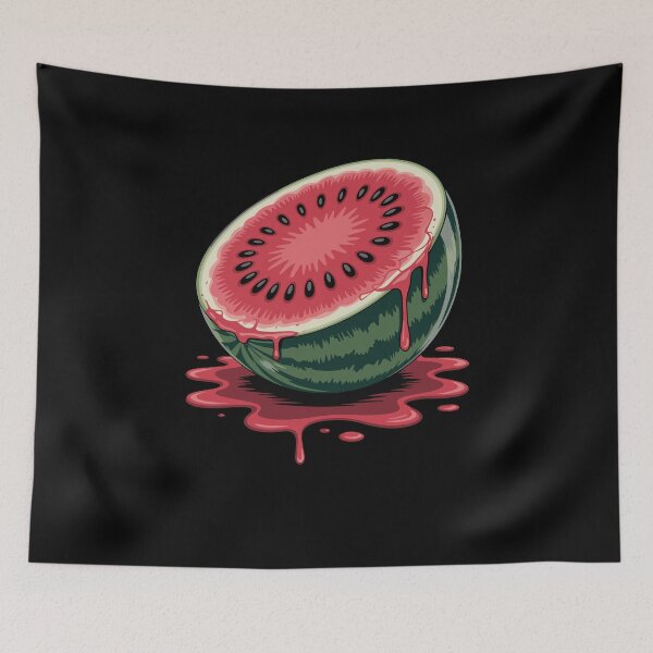Item preview, Dripping Watermelon Half Juicy Summer Fruit Aesthetic designed and sold by yoddel.