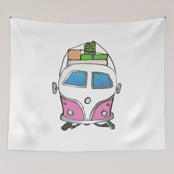 Item preview, Pink camper designed and sold by Glenbobagins.