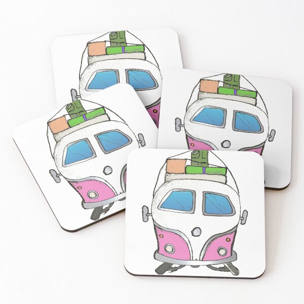 Item preview, Pink camper designed and sold by Glenbobagins.