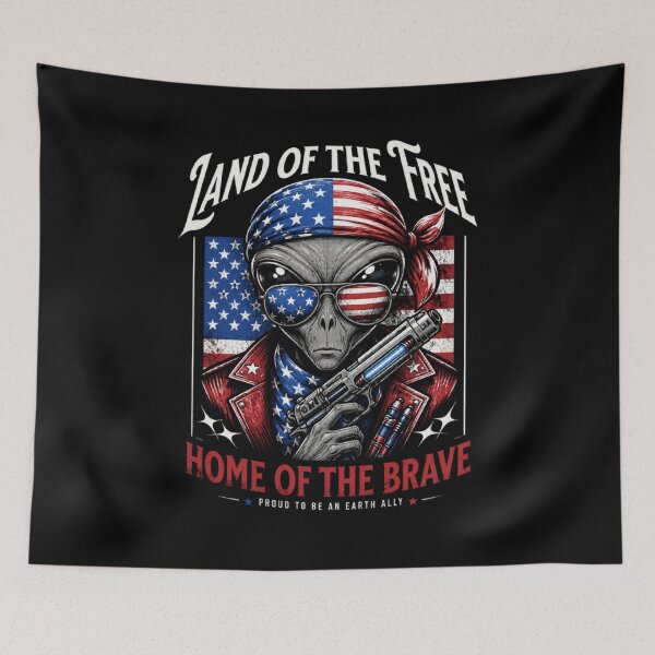Item preview, RESIDENT ALIEN ZAND THE FREE designed and sold by ALL ART .