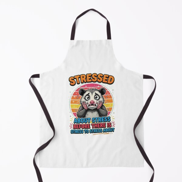 Item preview, Stressed Opossum Anxiety Humor Design designed and sold by TshirtsOnline-.