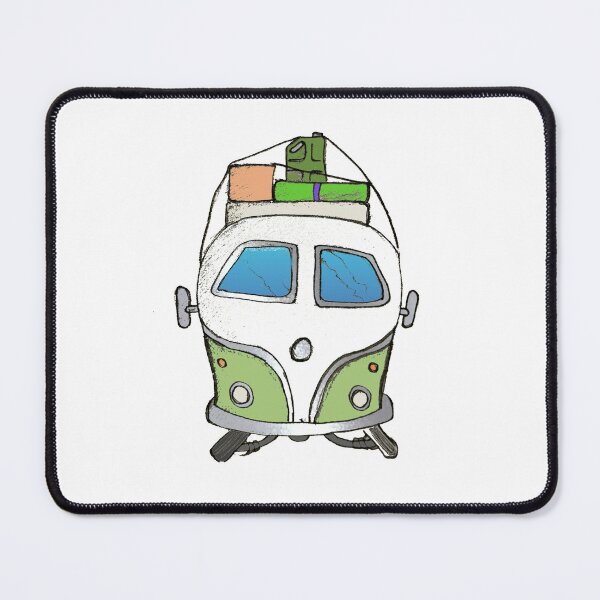 Item preview, Green camper designed and sold by Glenbobagins.