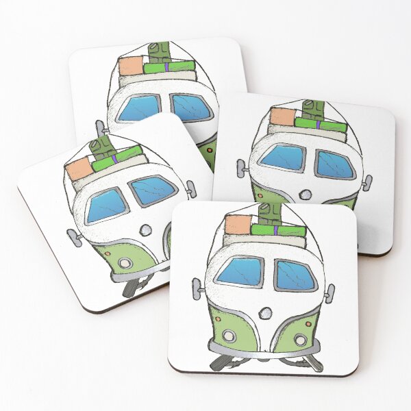 Item preview, Green camper designed and sold by Glenbobagins.