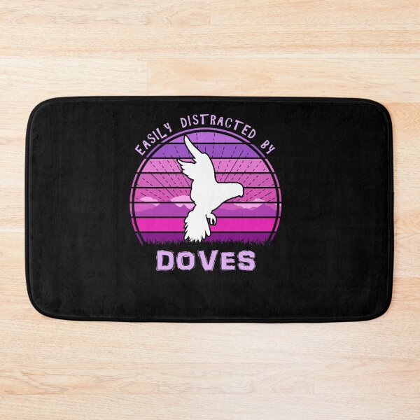 Item preview, Easily Distracted By Doves Retro Sunset Bird designed and sold by marke770.