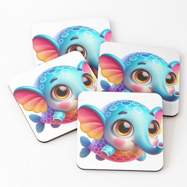 Item preview, Adorable Elephant Fish designed and sold by Sillytoe.