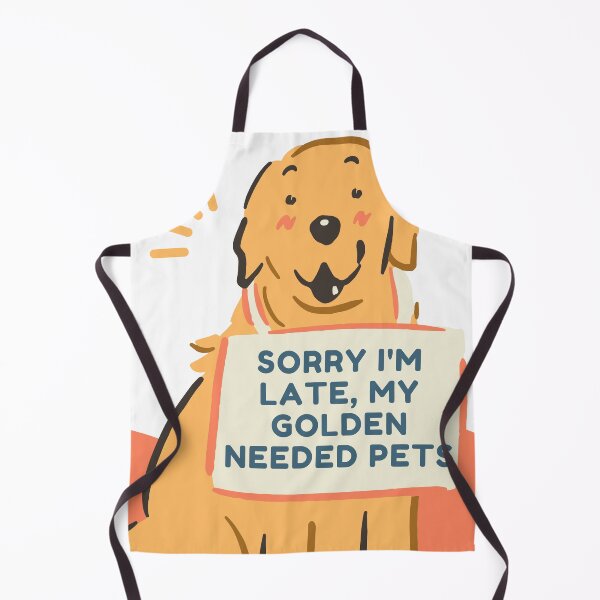 Item preview, Sorry I'm Late, My Golden Needed Pets designed and sold by jpubdesigns.