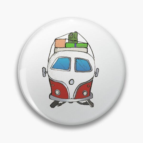 Item preview, Red camper designed and sold by Glenbobagins.