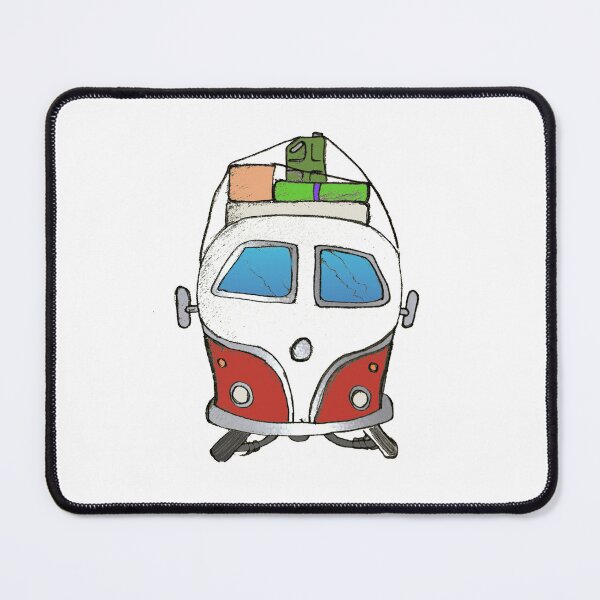 Item preview, Red camper designed and sold by Glenbobagins.