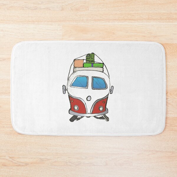 Item preview, Red camper designed and sold by Glenbobagins.