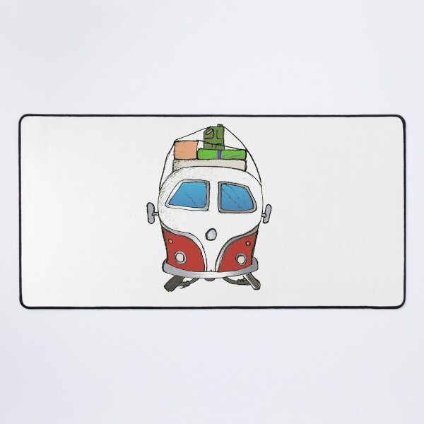 Item preview, Red camper designed and sold by Glenbobagins.