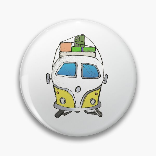 Item preview, Yellow camper designed and sold by Glenbobagins.