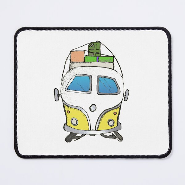 Item preview, Yellow camper designed and sold by Glenbobagins.