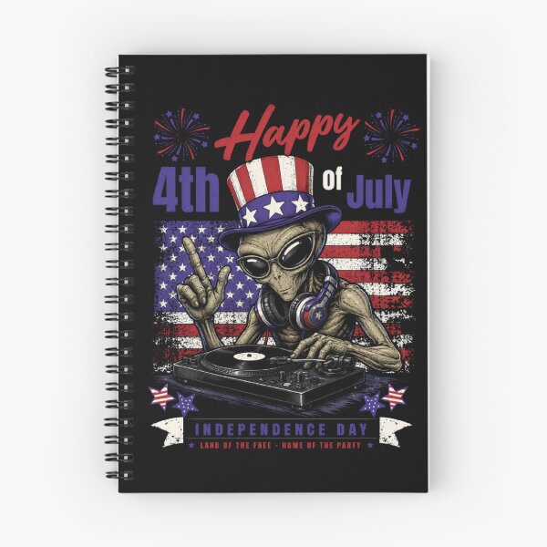Item preview, RESIDENT ALIEN 4th of July designed and sold by ALL ART .