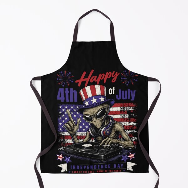 Item preview, RESIDENT ALIEN 4th of July designed and sold by ALL ART .