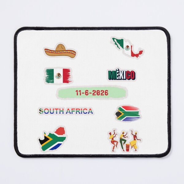 Item preview, Mexico and South Africa Culture Sticker Pack designed and sold by KAWAII STUDIO NB.