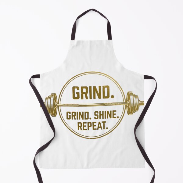 Item preview, Grind Shine Repeat Gym Fitness Motivational Workout Quote designed and sold by JeevanStickers.