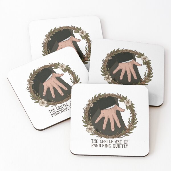 Item preview, Panicking Quietly Floral Hand Flex Illustration designed and sold by Fenay Designs.