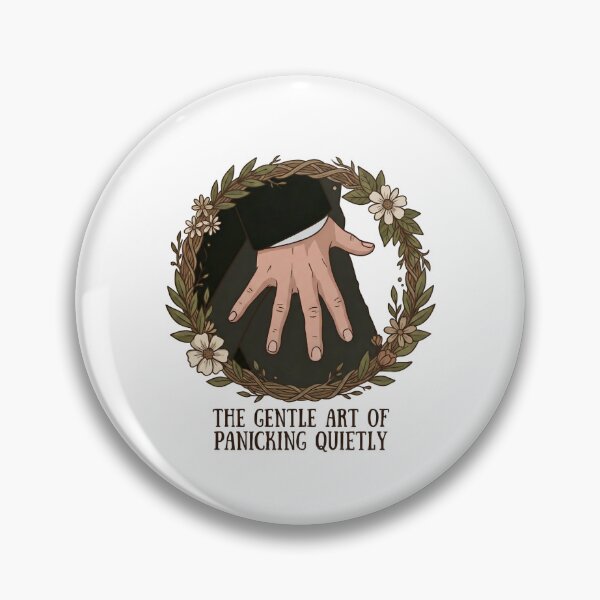Item preview, Panicking Quietly Floral Hand Flex Illustration designed and sold by Fenay Designs.