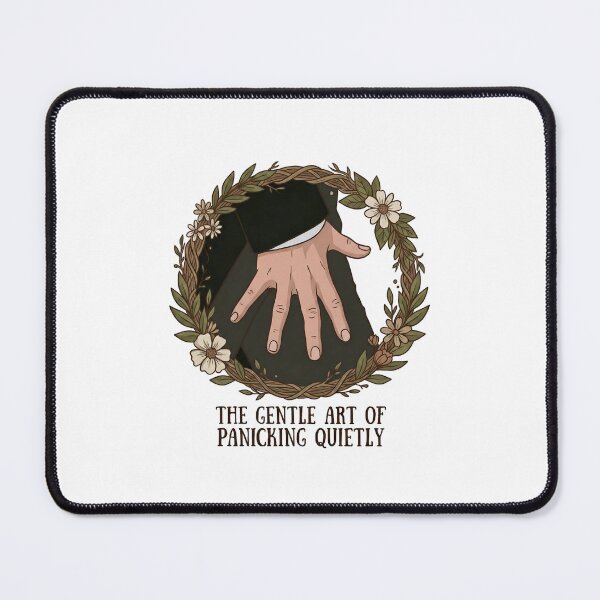 Item preview, Panicking Quietly Floral Hand Flex Illustration designed and sold by Fenay Designs.