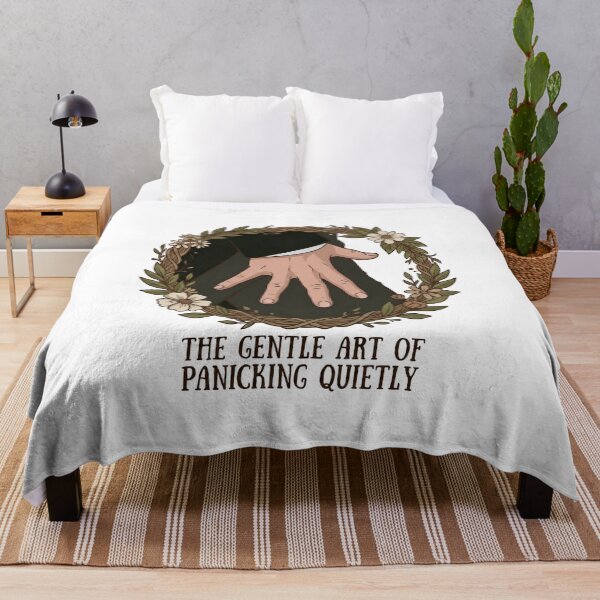 Item preview, Panicking Quietly Floral Hand Flex Illustration designed and sold by Fenay Designs.