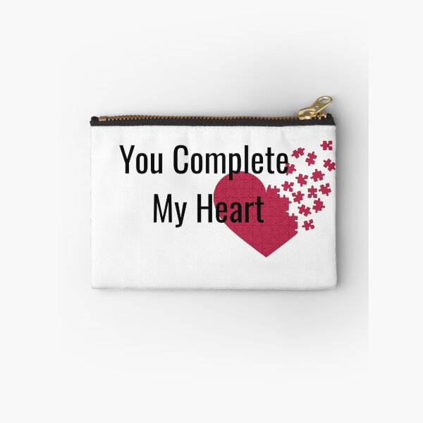 Item preview, You Complete My Heart | Romantic Love Quote designed and sold by amarprints.