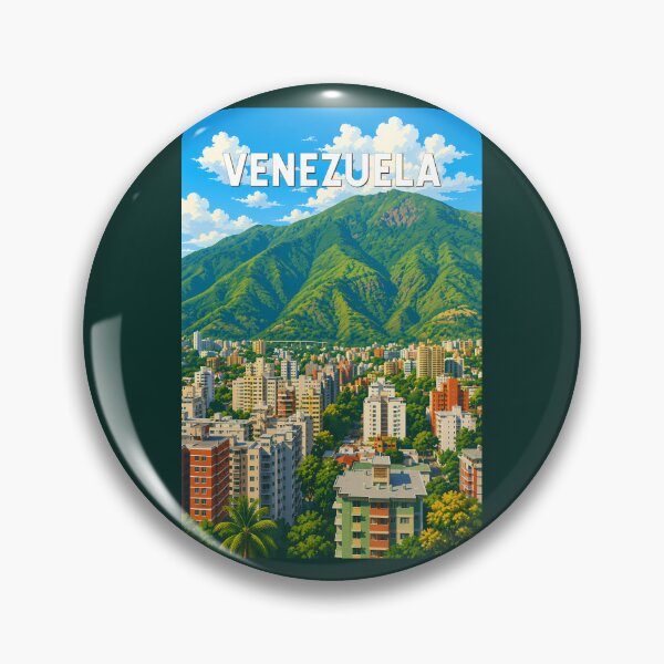 Item preview, Venezuela Illustration Travel Art Vintage designed and sold by KrisSidDesigns.