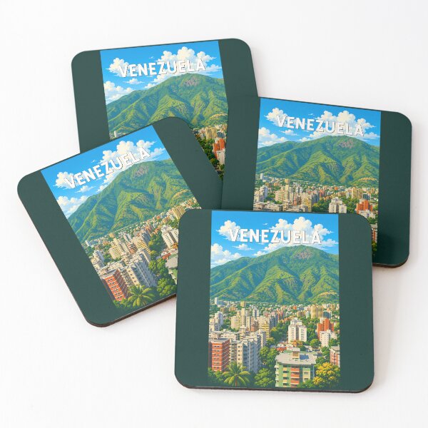 Item preview, Venezuela Illustration Travel Art Vintage designed and sold by KrisSidDesigns.