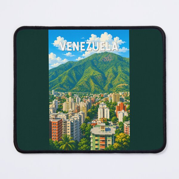 Item preview, Venezuela Illustration Travel Art Vintage designed and sold by KrisSidDesigns.