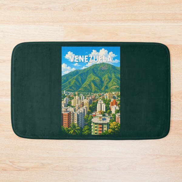 Item preview, Venezuela Illustration Travel Art Vintage designed and sold by KrisSidDesigns.