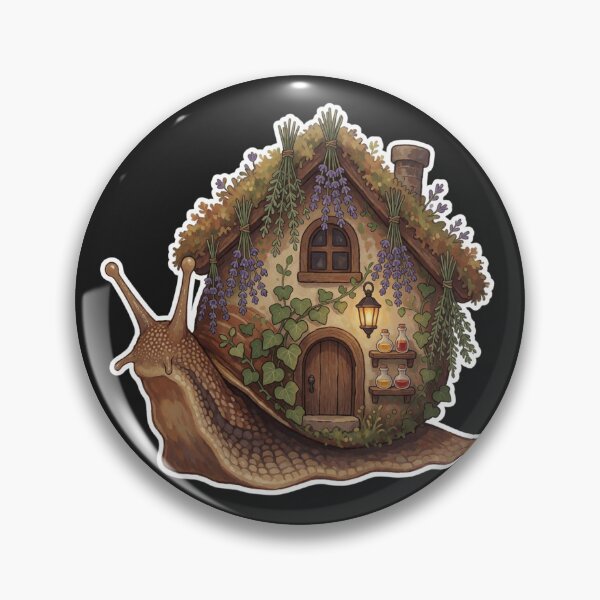 Item preview, Herbalist Snail Cottage | Enchanted Forest Herb House designed and sold by AillustriaAK.