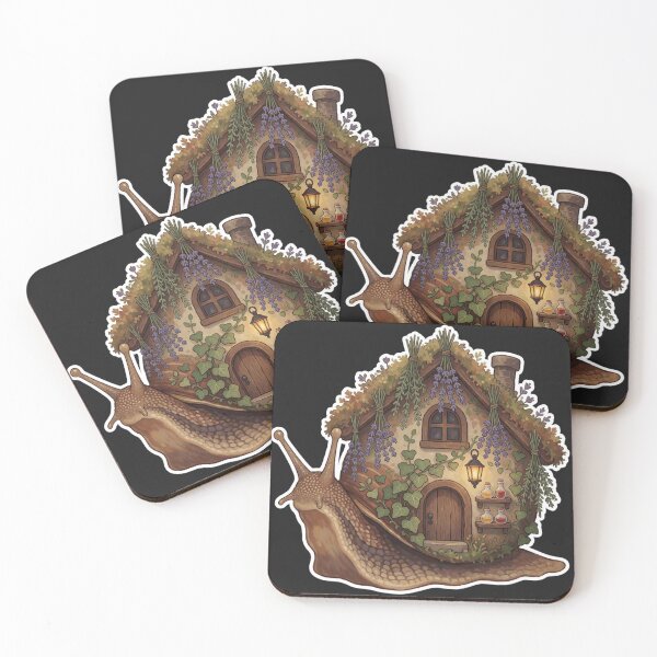 Item preview, Herbalist Snail Cottage | Enchanted Forest Herb House designed and sold by AillustriaAK.