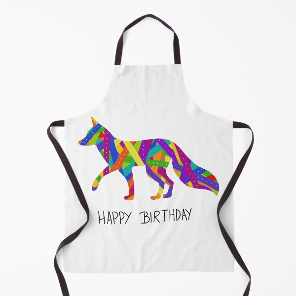 Item preview, Birthday ribbon coyote designed and sold by Ana Gorozpe.