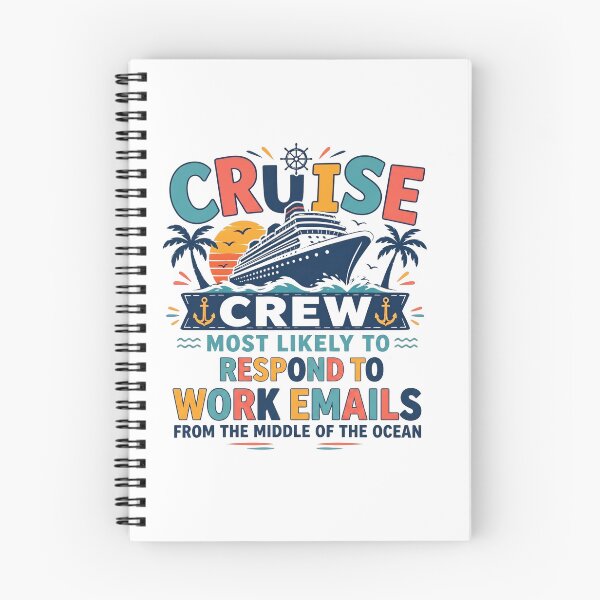 Item preview, Most Likely to Respond to Work Emails From the Middle of the Ocean – Funny Matching Family Cruise Shirt – Workaholic Tee designed and sold by Winarrts.