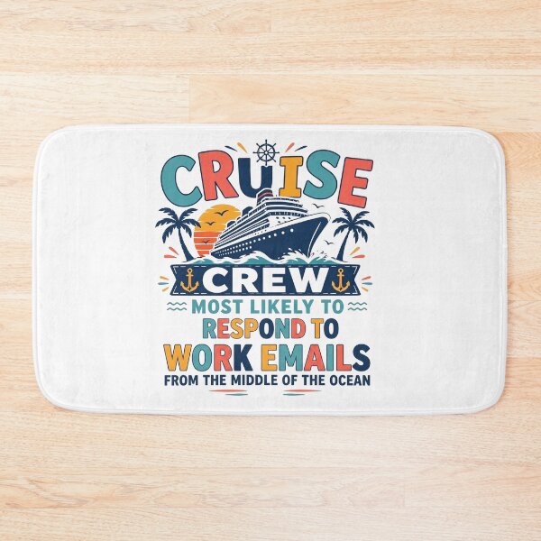 Item preview, Most Likely to Respond to Work Emails From the Middle of the Ocean – Funny Matching Family Cruise Shirt – Workaholic Tee designed and sold by Winarrts.