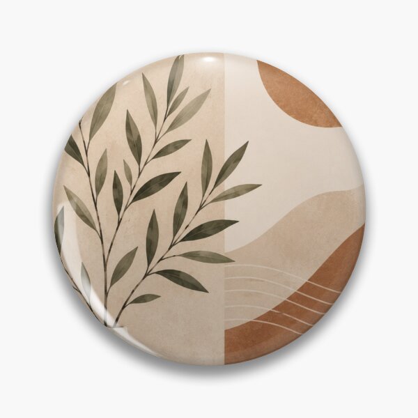 Item preview, Neutral Botanical Abstract Art | Modern Boho Earth Tone Illustration designed and sold by Nathalia Montoro.
