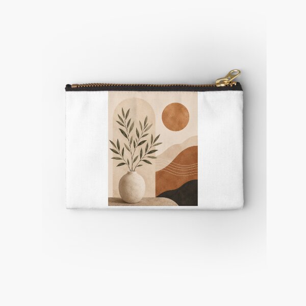 Item preview, Neutral Botanical Abstract Art | Modern Boho Earth Tone Illustration designed and sold by Nathalia Montoro.