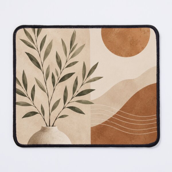 Item preview, Neutral Botanical Abstract Art | Modern Boho Earth Tone Illustration designed and sold by Nathalia Montoro.