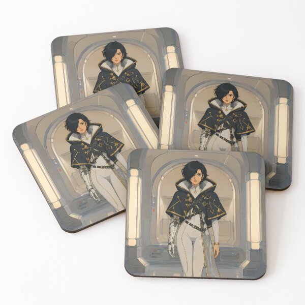 Item preview, Cyber Fantasy Knight – Sci-Fi Anime Warrior Girl designed and sold by  Hollow Moon Studios..