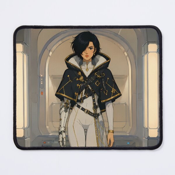 Item preview, Cyber Fantasy Knight – Sci-Fi Anime Warrior Girl designed and sold by Hollow Moon Studios..
